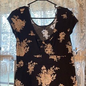 Floral cotton summer dress